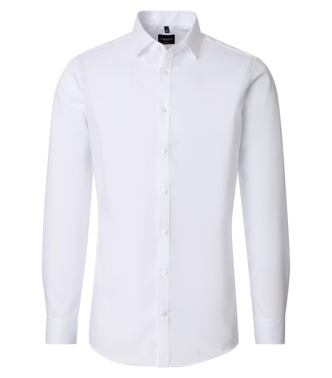 Venti - Body Fit - Herren Businesshemd (001430), Grösse:42, Farbe:Weiss (000)