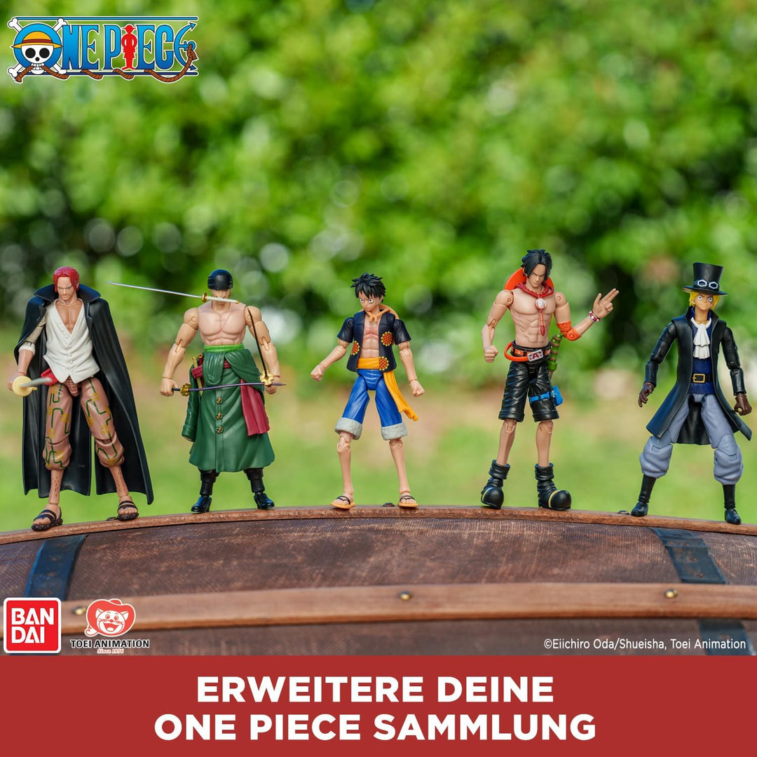 BANDAI – Anime Heroes – One Piece – Dracule Mihawk „Falkenauge“ 17 cm – Bewegliche Anime‑Figur Mihaw