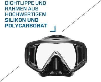 Scubapro Crystal Vu Tauch Maske blau, blau