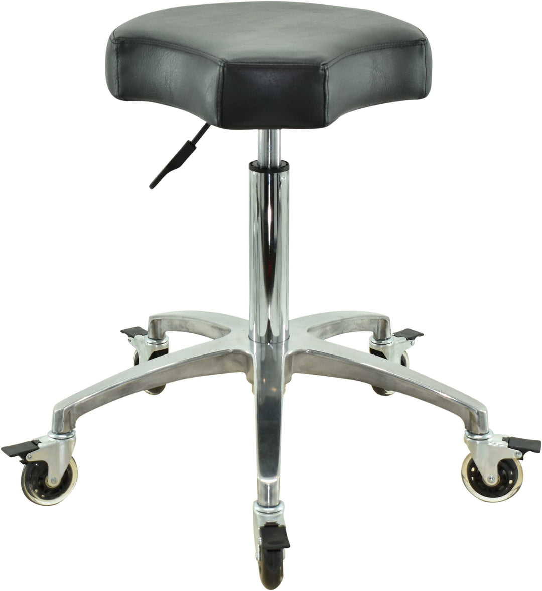 VAKON SALON - Ergonomischer Rollhocker - Premium Rollen mit Bremse - Höhenverstellbarer von 55-75 cm