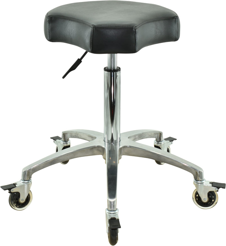 VAKON SALON - Ergonomischer Rollhocker - Premium Rollen mit Bremse - Höhenverstellbarer von 55-75 cm