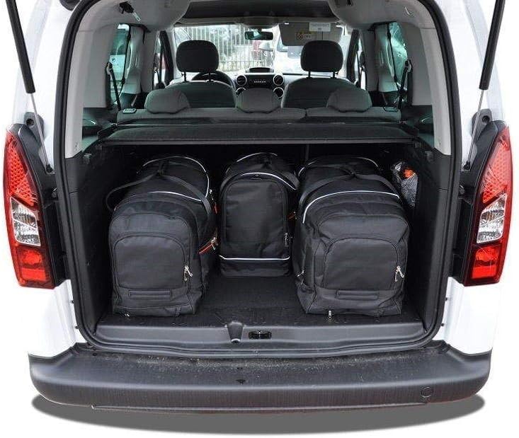 KJUST Dedizierte Reisetaschen 4 stk kompatibel mit PEUGEOT PARTNER B9 2008-2019