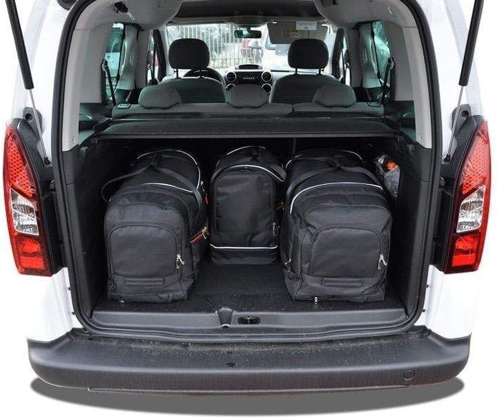 KJUST Dedizierte Reisetaschen 4 stk kompatibel mit PEUGEOT PARTNER B9 2008-2019
