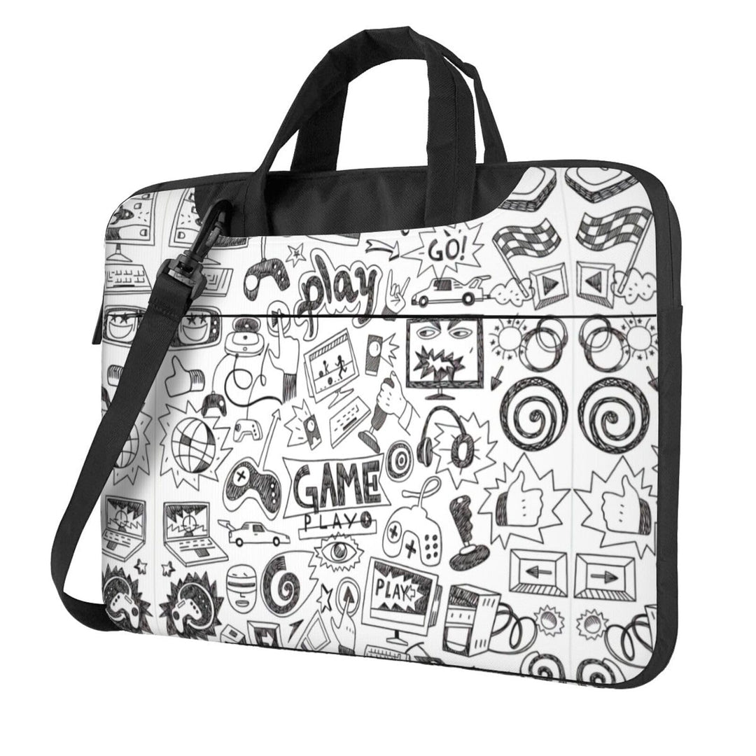 Praktische Laptoptasche mit Videospiel-Aufdruck für Jungen – stilvolle Kuriertasche &amp; Laptop-Umhänge