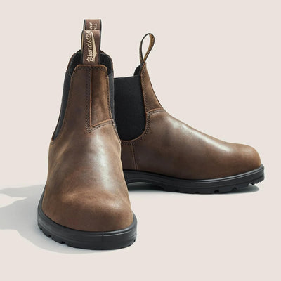 BLUNDSTONE Classic 587, Unisex-Erwachsene Chelsea Boots 37 EU Braun, 37 EU Braun
