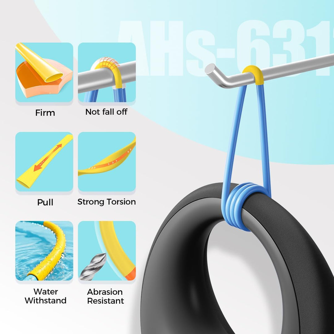 HSe631 Kompatible mit Brother Ptouch Schrumpfschlauch 11.7mm Gelb Schwarz auf Gelb 11.7mm x 1.5m 3,