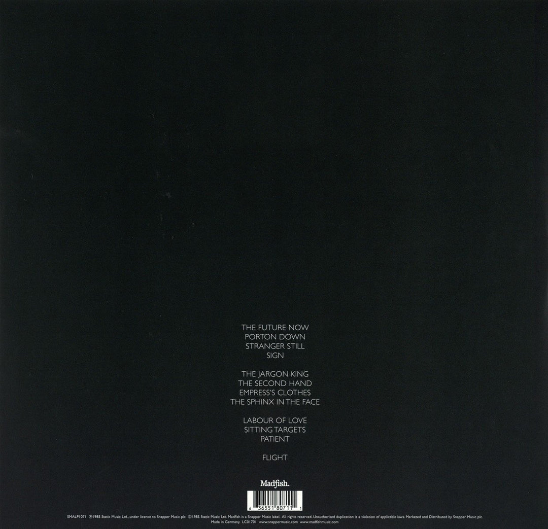 The Margin, Vinyl