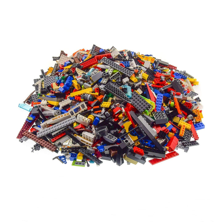 4 Kg Lego Steine ca. 2800 Teile bunt gemischt z.B. Räder Platten Fenster etc.