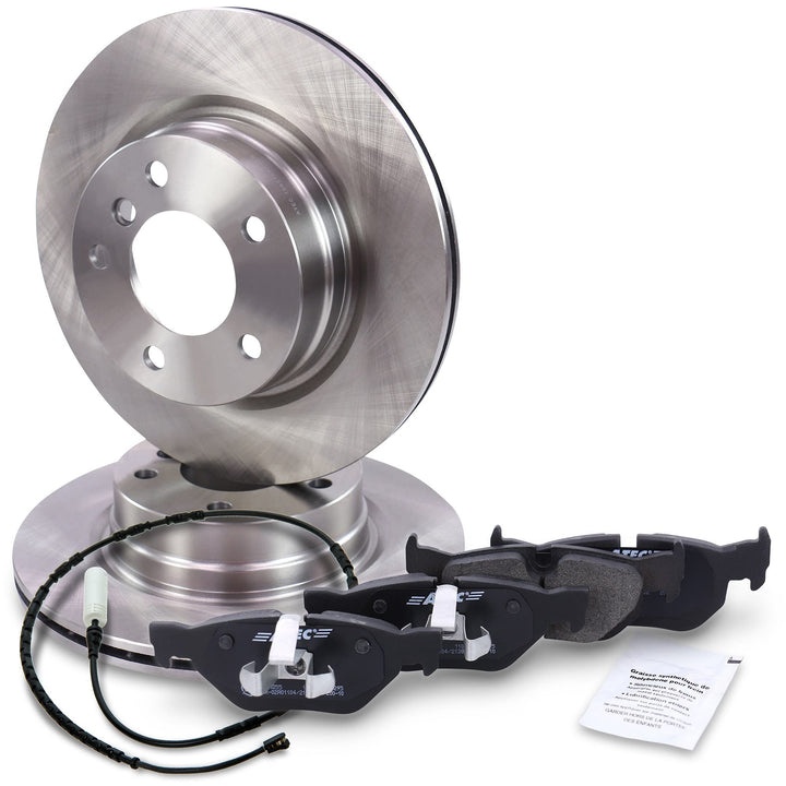 Bremsenset Hinterachse inkl. Bremsscheiben Ø 300 mm Belüftet + Bremsbeläge Hinten + Verschleisskonta