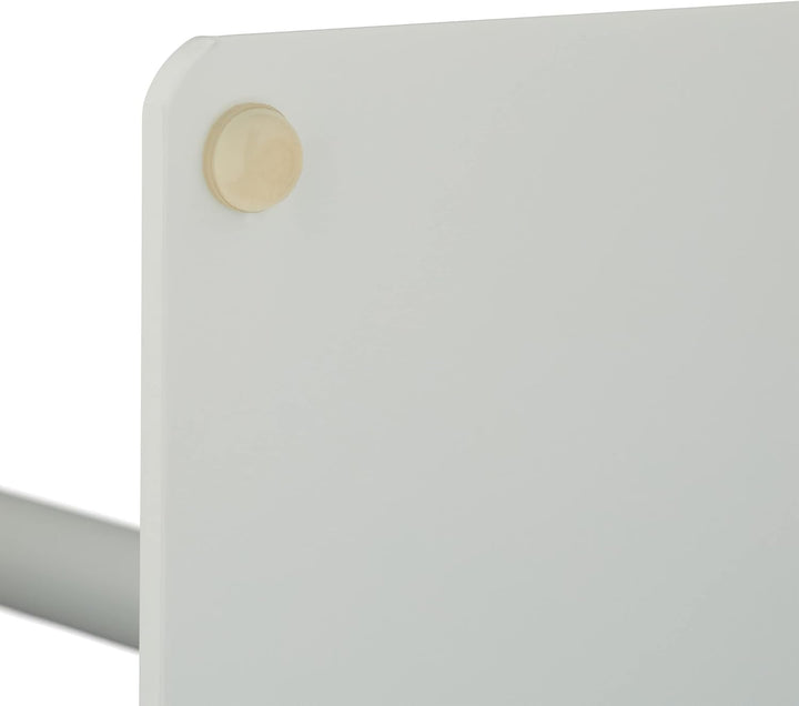 Relaxdays Handtuchhalter stehend, 2 Stangen, HxBxT: 78 x 44 x 20 cm, Standhandtuchhalter fürs Bad, S