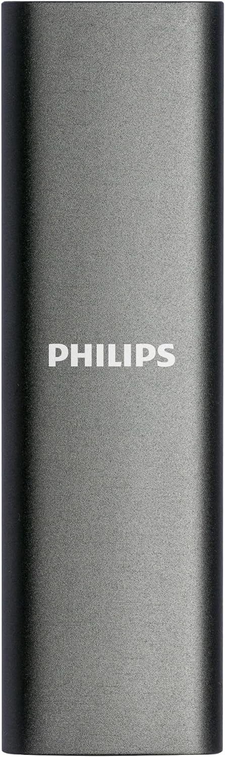 Philips External SSD 1TB Ultra Speed Space Grey 1 TB, 1 TB