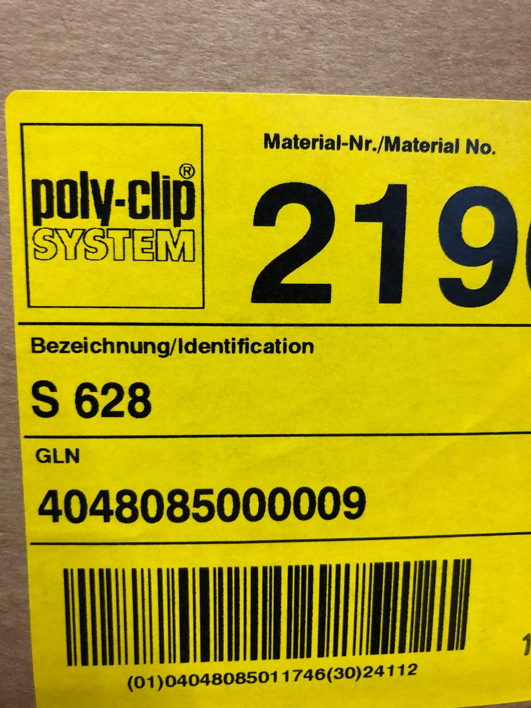 Poly Clips S 628 (6028 Stück/Karton)