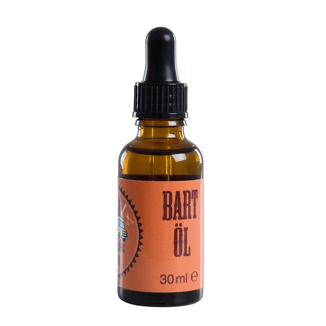 ESTEXO Bartöl Bartpflege Bart Öl 30 ml Marc the Rolling Barber Glasflasche mit Pipette, Bart Öl