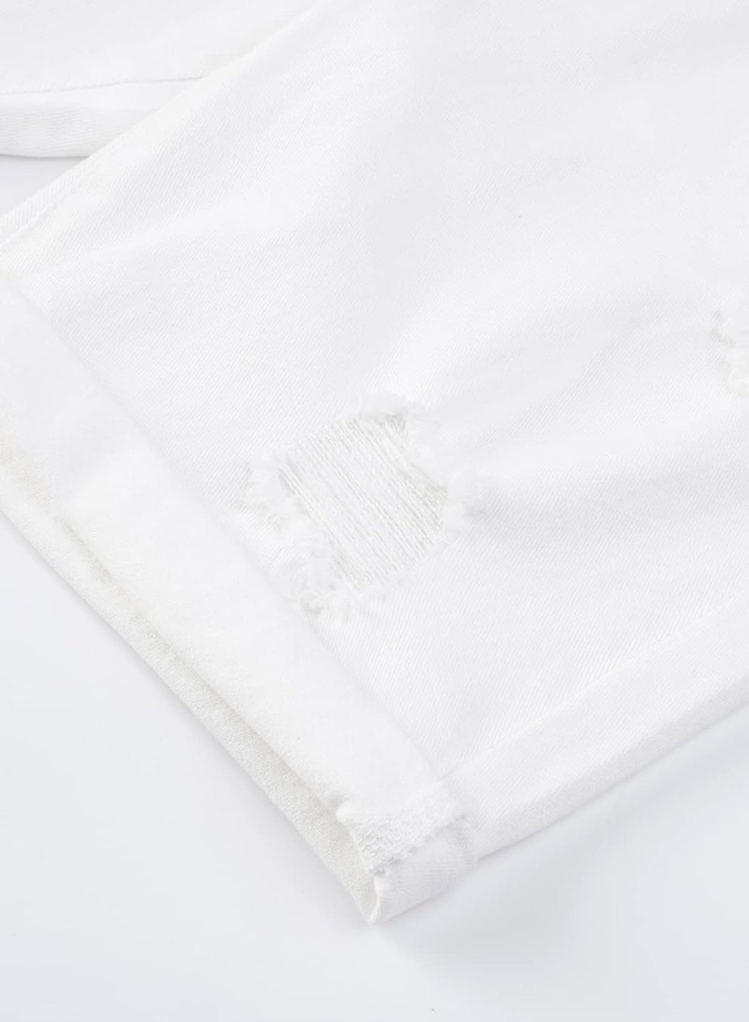 Meilicloth Jeans Shorts Kurze Herren Shorts Sommer Denim Western Casual C Weiss XS, C Weiss XS