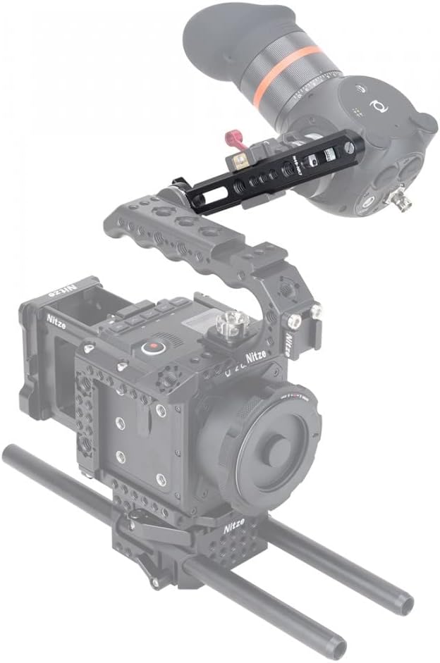 Nitze 178 mm Verlängerungsarmplatte NATO-Schiene auf Rosettenhalterung für ARRI W M6 Schraubenadapte