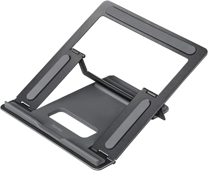 Hama Notebook-Stand Metall, höhenverstellbar, neigbar, bis 39 cm (15,4"), Grau