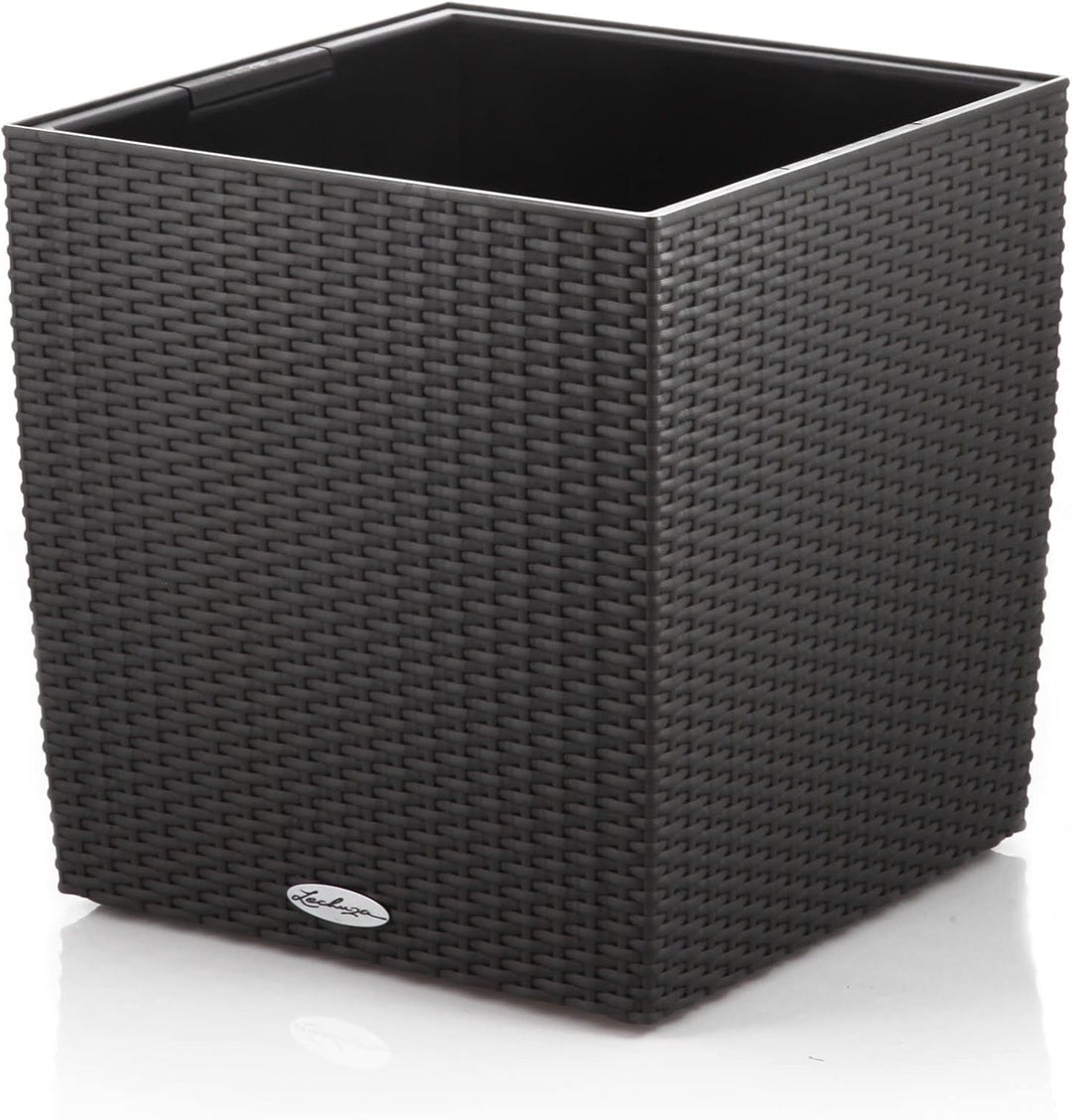 Lechuza "Cube Cottage 40" Pflanzgefäss mit ERD-Bewässerungs-System, Granit, 40 x 40 x 40 cm & Cube C