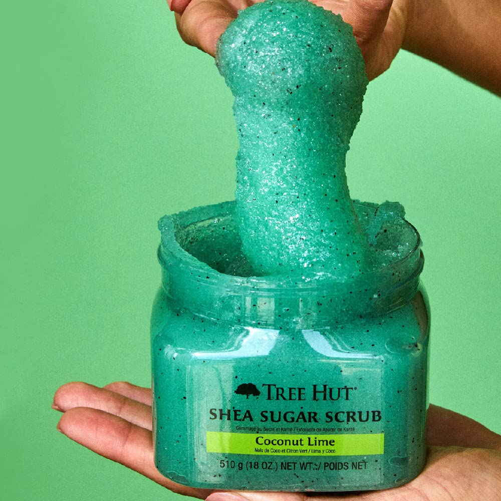 Tree Hut S0571258 Shea Sugar Körperpeeling, mehrfarbig, 510 g Parfümfrei. 510.29 g (1er Pack), Parfü