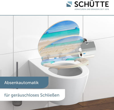 SCHÜTTE 80131 WC-Sitz RELAX, MDF, mit Absenkautomatik Motiv, Relax