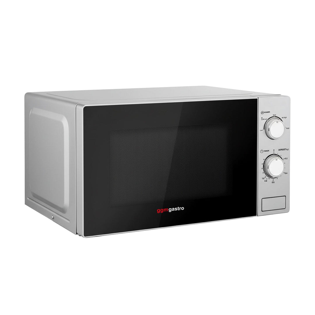 GGM Gastro | MWM2070 | Mikrowelle - 20 Liter - 700 Watt - Manuell