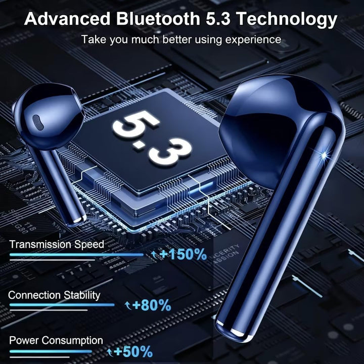 Drsaec Bluetooth Kopfhörer, 2026 Neu 6D Tiefer Bass In Ear Kopfhörer Kabellos Bluetooth 5.3 Kabellos