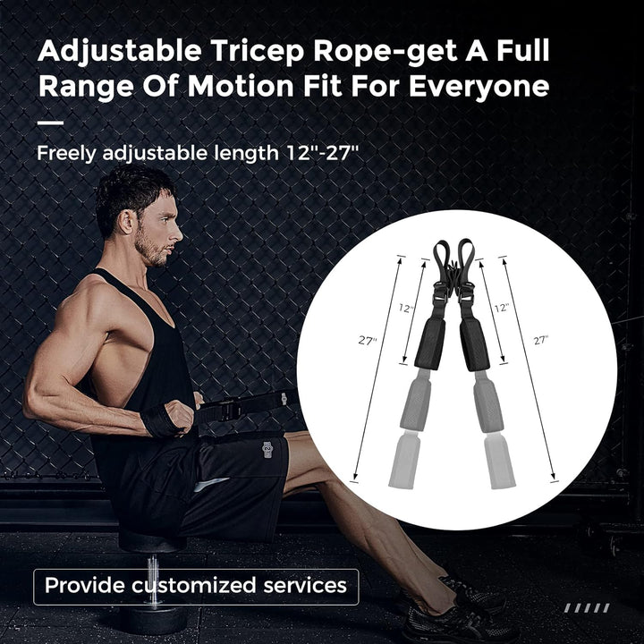 INNSTAR Einhandgriff Kabelzug Griffe für Widerstandsbänder, Ideal für Home Gym Seilzug Fitness Kraft