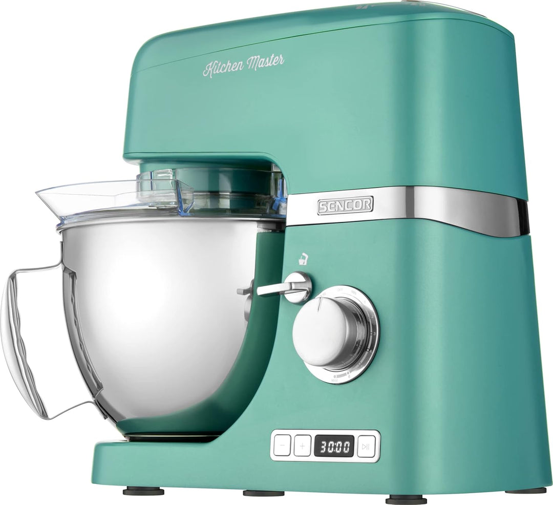Robuster Handmixer aus Metall, 1000 W, Grün