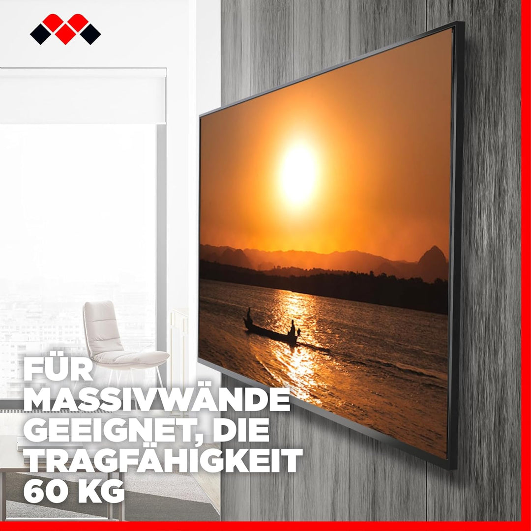 Meliconi SPACE SYSTEM 400 XL, TV-Wandhalterung für Flachbildfernseher von 32" bis 85", TV-Halterung