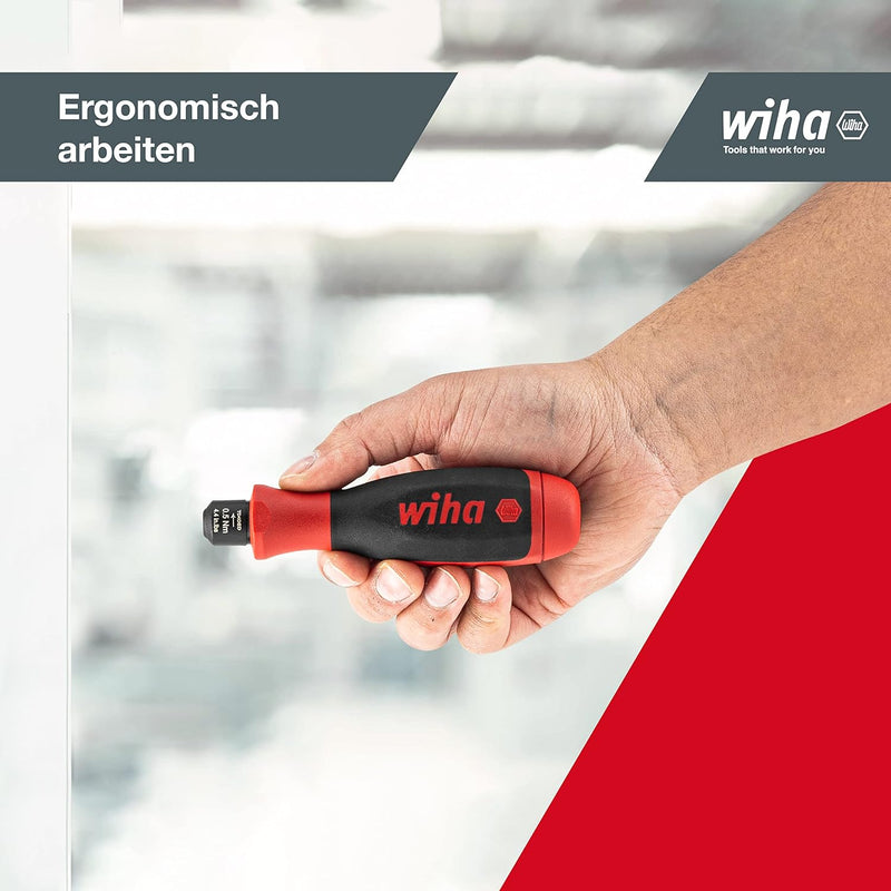 Wiha fest eingesteller Drehmoment Schraubendreher easyTorque (36320) I fix eingestellt I 4,0 Nm, 4,0