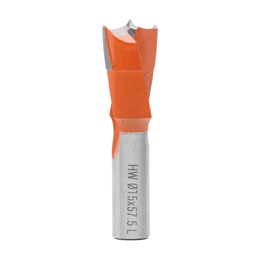ENT 22171 Dübelbohrer HW, Schaft (S) 10 mm, Durchmesser (D) 15 mm, NL 27 mm, SL 27 mm, L 57,5 mm, Li