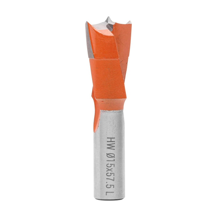 ENT 22171 Dübelbohrer HW, Schaft (S) 10 mm, Durchmesser (D) 15 mm, NL 27 mm, SL 27 mm, L 57,5 mm, Li