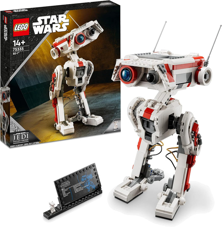 Lego 75335 Star Wars BD-1, Modellbausatz, bewegliche Droidenfigur, Zimmerdekoration, Weihnachtsgesch