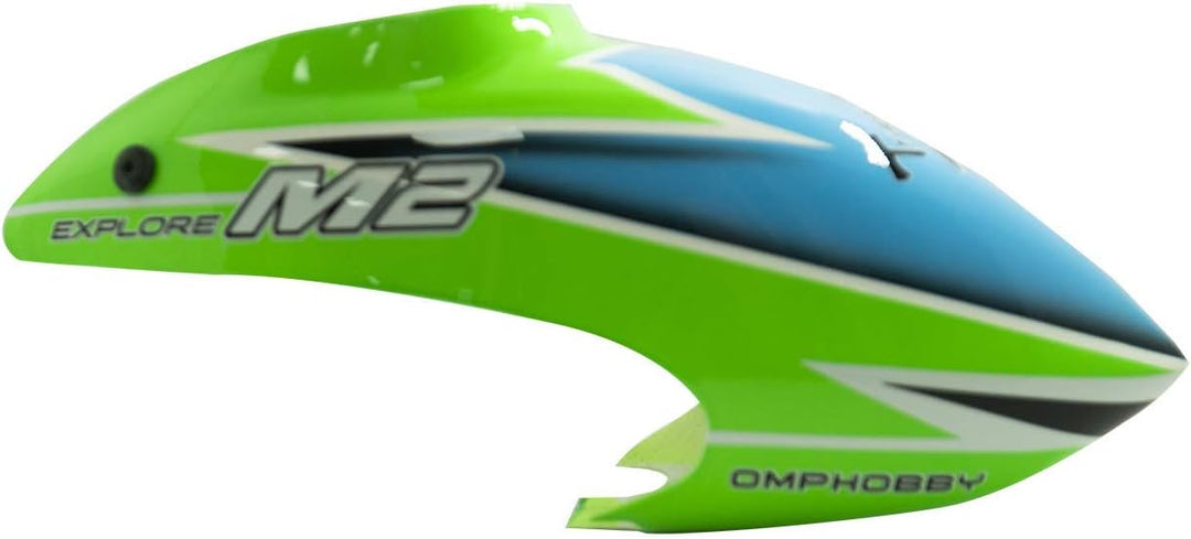 OMPHOBBY M2 Hubschrauber Teile Kabinenhauben-Set-Grün-Exp OSHM2101 Original Ersatzteil für OMP Hobby