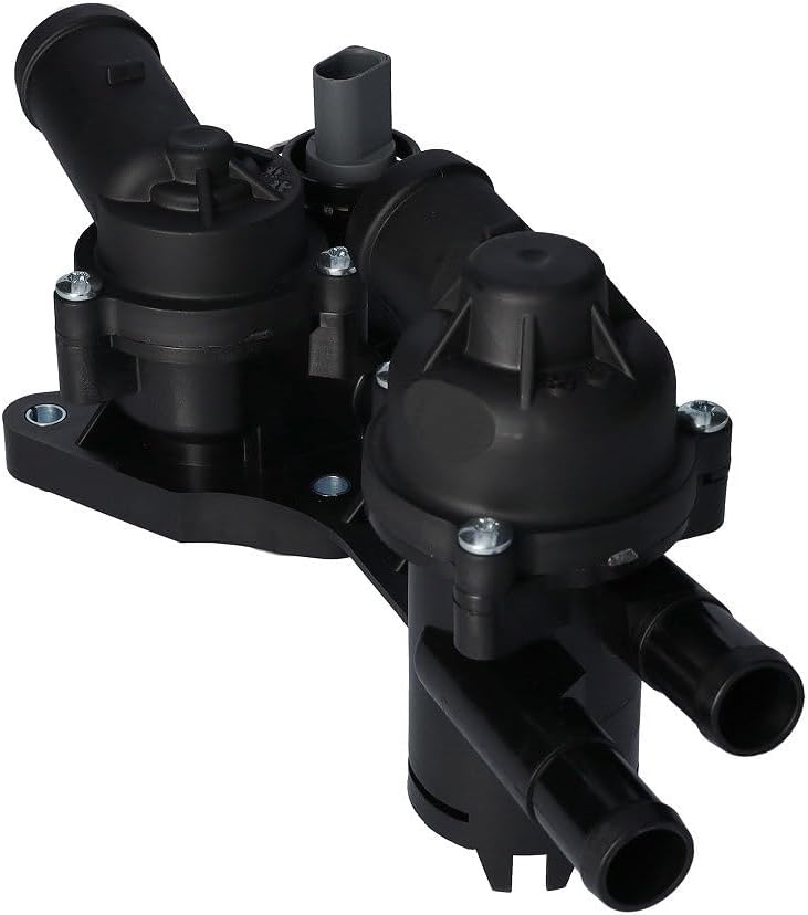 febi bilstein 45080 Thermostat mit Gehäuse, Dichtung und Temperaturschalter , 1 Stück