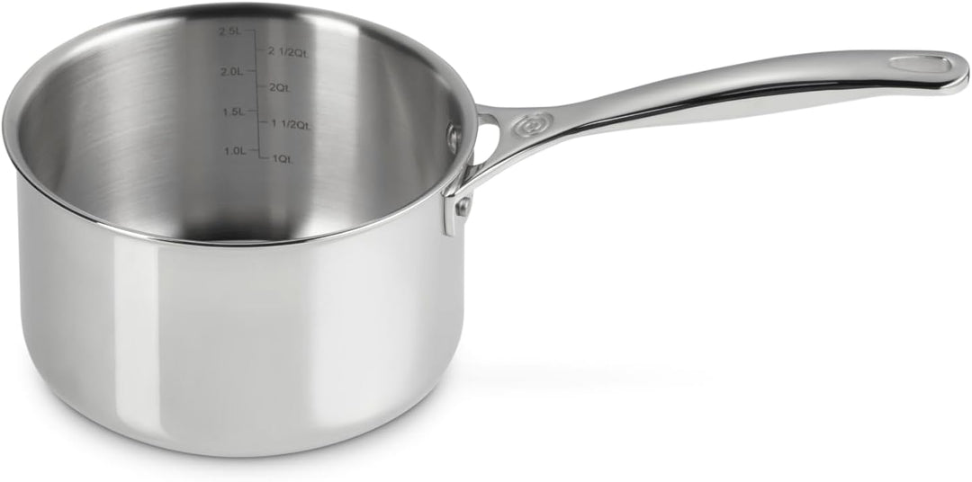 3-Ply SS 18cm Saucepan with Lid and HH 18 cm, 18 cm