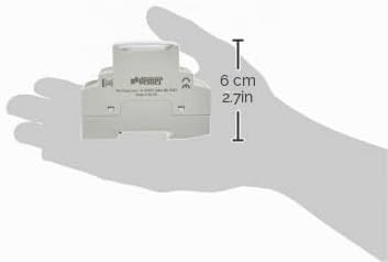 VEMER VP882500 ARVO-D Elektromechanisch Zeitschaltuhr mit Täglicher Programmierung, DIN-Schienenmont