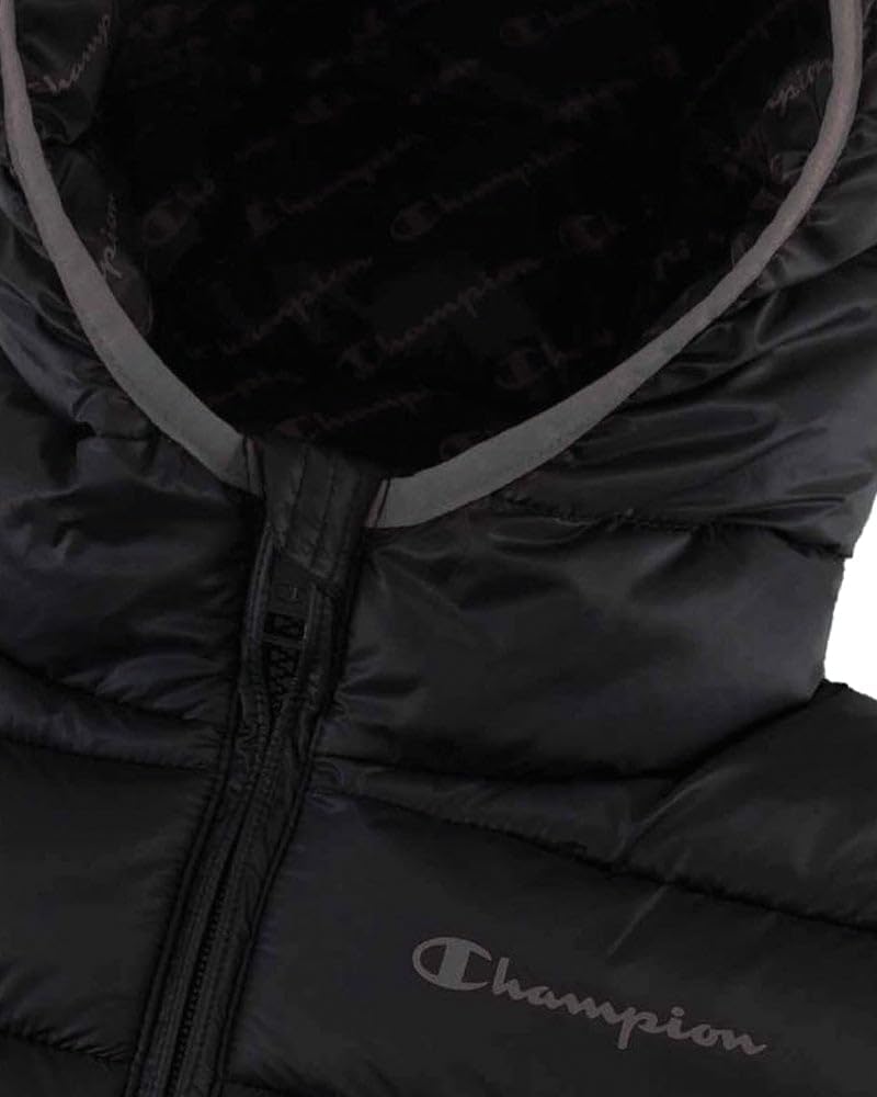 Champion Jungen Legacy Outdoor K-Light Wr Hooded Gepolsterte Jacke 7-8 Jahre Blu Marino, 7-8 Jahre B