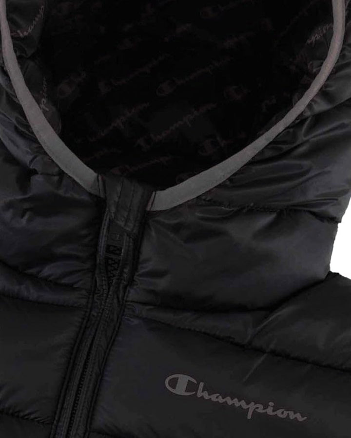Champion Jungen Legacy Outdoor K-Light Wr Hooded Gepolsterte Jacke 7-8 Jahre Blu Marino, 7-8 Jahre B