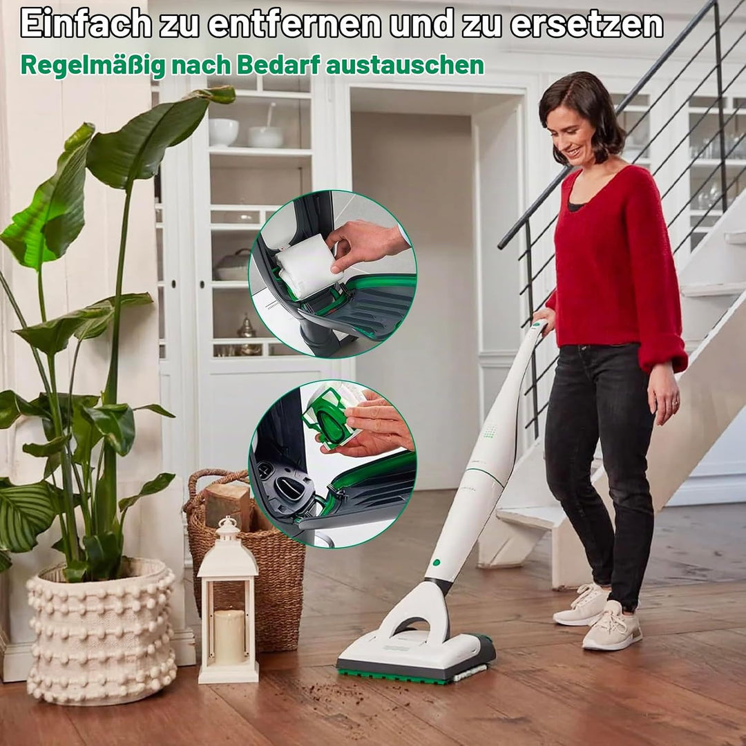 12 Stück Staubsaugerbeutel für Vorwerk Kobold VB100/FP100 - Ersatz Filtertüten - Staubbeutel Zubehör