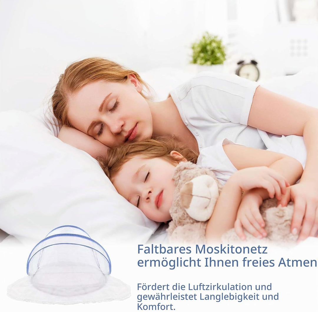 MoskitonetzPop Up,190 * 90 * 90cm MoskitonetzCamping Einzelnes,Faltbares TragbaresMoskitonetz,Faltba