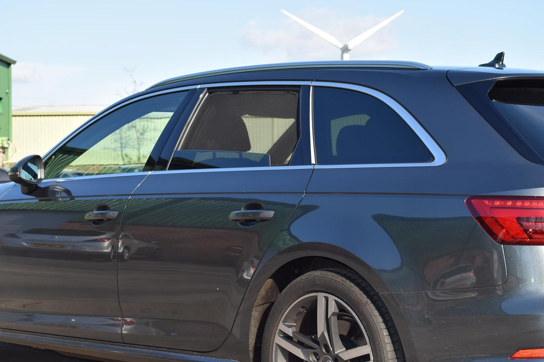 Satz Car Shades (Hintertüren) kompatibel mit Audi A4 B9 Avant 2015- (2-teilig)