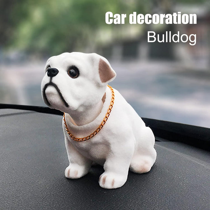 Wackelkopf Hunde,Auto Puppe,Harz Niedlich Schütteln Kopf Hund Dekoration,für Auto Innenraum Home Des