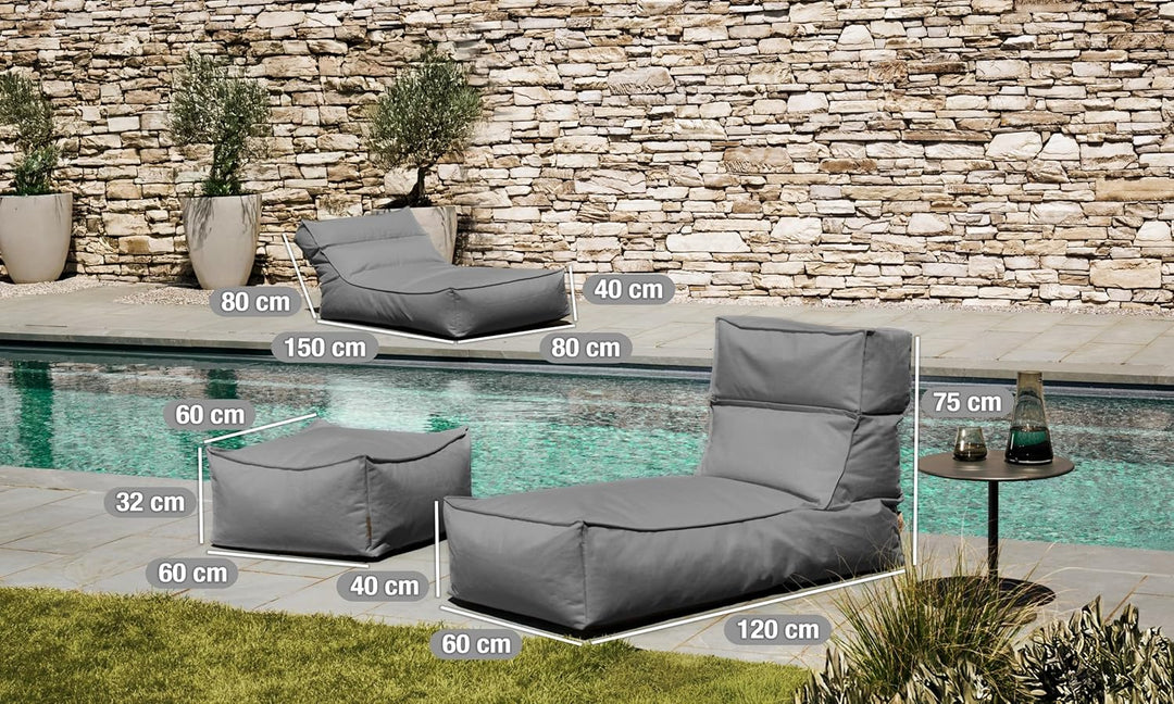blomus Outdoor Hocker -Stay- Wasserfest (Stone) Stone One size, Stone One size