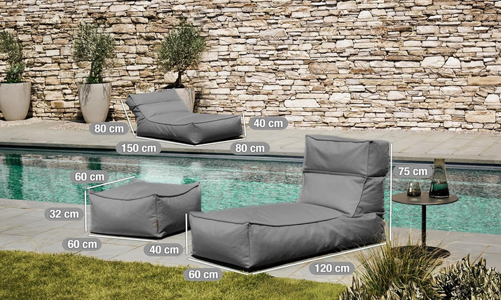blomus Outdoor Hocker -Stay- Wasserfest (Stone) Stone One size, Stone One size