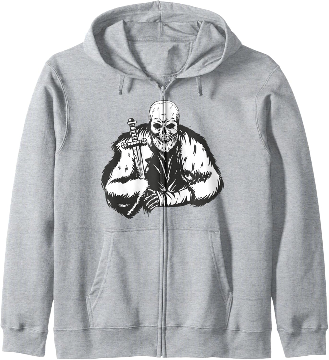 Wikingerskelett Odin Vikings Mythos Viking Celtic Kapuzenjacke