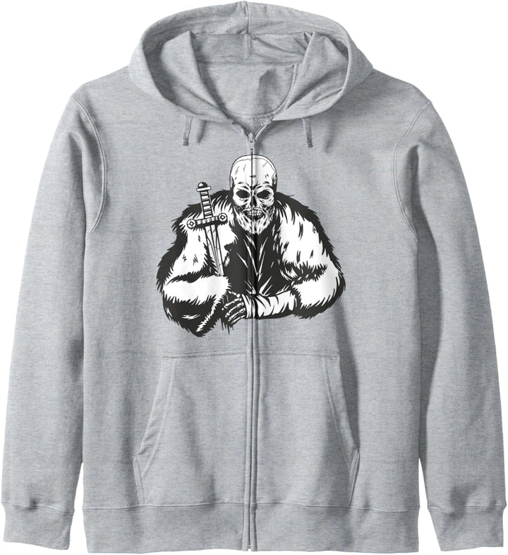 Wikingerskelett Odin Vikings Mythos Viking Celtic Kapuzenjacke