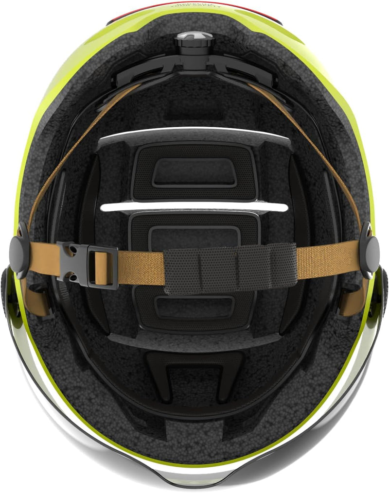 LIVAL L23_Smarter City-Helm mit Visier in gelb_L_58-62 cm