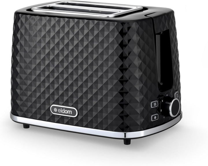 eldom TO280C tosti Toaster | 7 Röststufen | Defrost-Funktion | mit integrierten Brötchenaufsatz | Kr