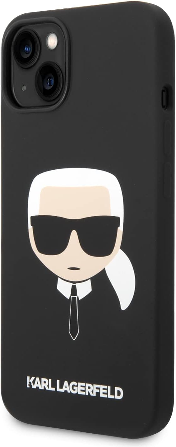 KARL LAGERFELD KLHMP14MSLKHBK Hülle für iPhone 14 Plus 6,7" hardcase Schwarz SIL