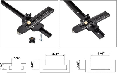 Aluminium Legierung Dünne Rip Jig Tisch Sah Zaun Führung Tisch Säge Zubehör mit Roller Limiter